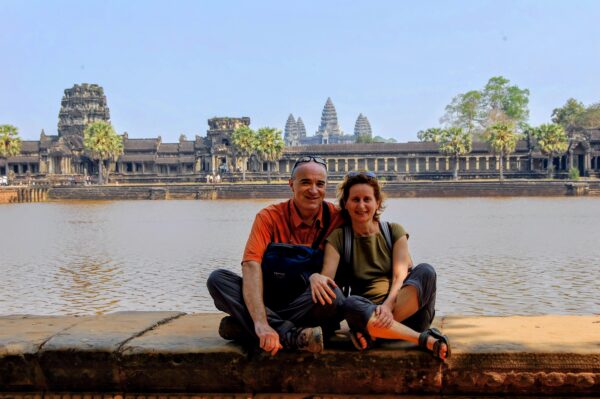 Roberta ed Enrico ad Angkor Wat