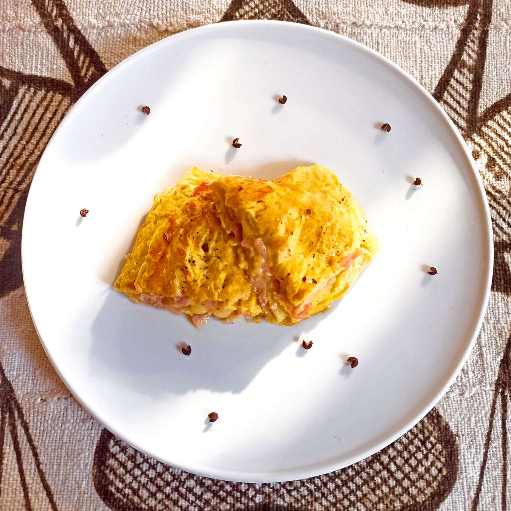 Omelette con carotine e zucchine